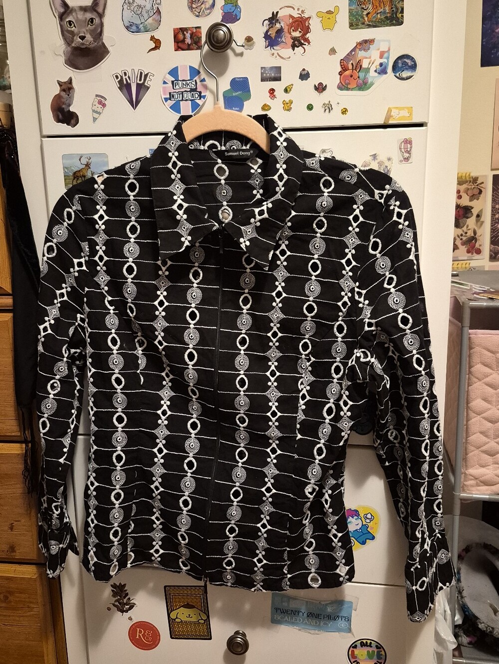 Samuel Dong Zip Up Shirt